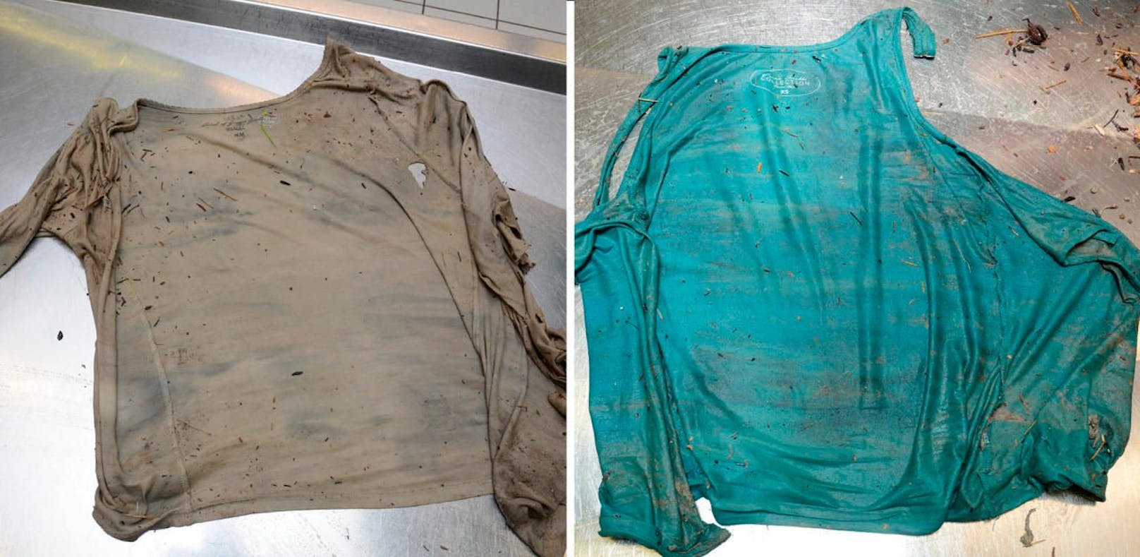 Diese Kleidungsstücke trug die Frau an sich, als sie gefunden wurde. 